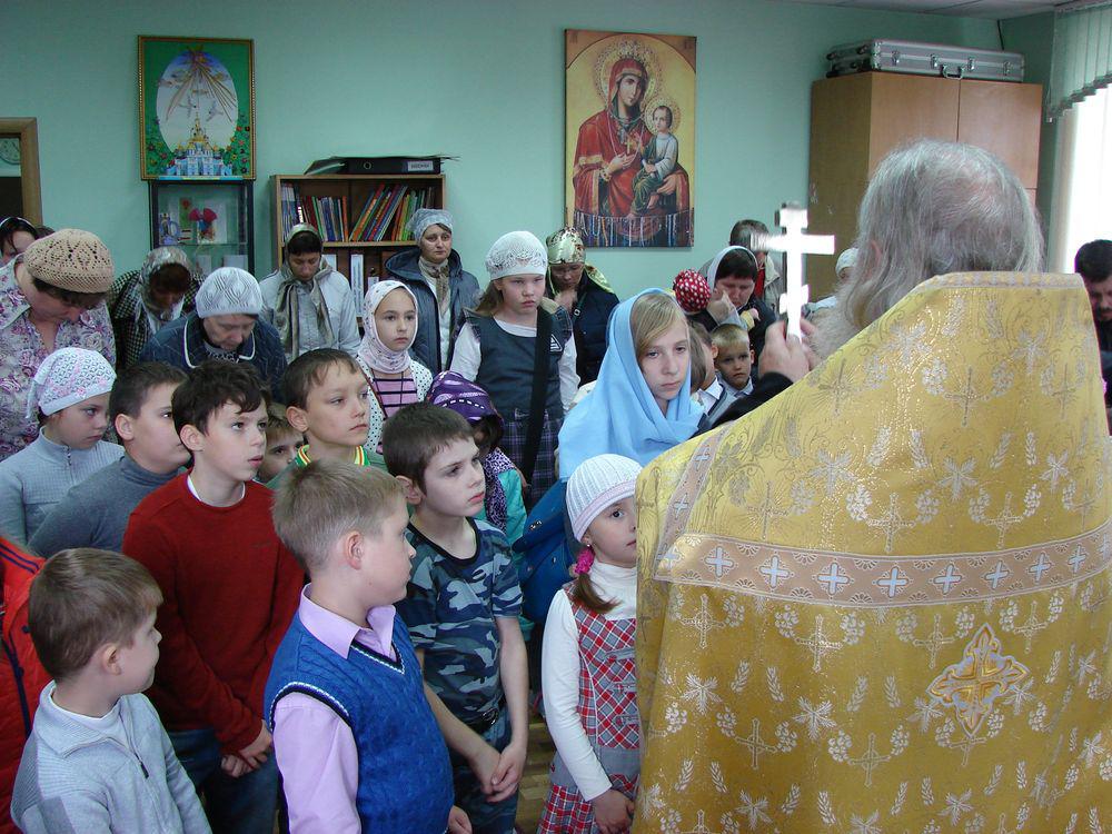Молебен на начало учебы в воскресной школе