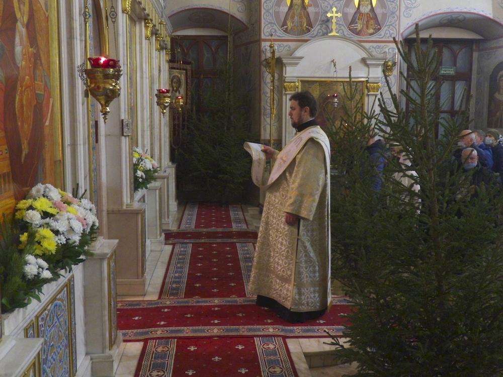 Праздник Рождества Христова в храме в честь Преображения Господня