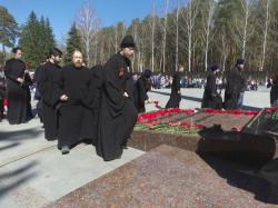 Памятные торжества на Широкореченском мемориале, посвященные Дню Победы